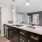 open concept apartment interiors with sink