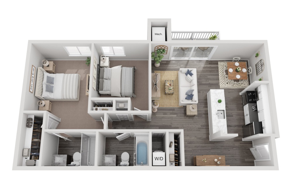 3D floor plan