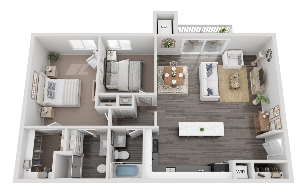 3D floor plan